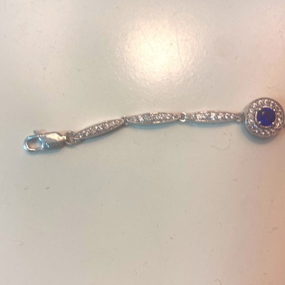 Jared lab created sapphire bracelet - Picture 3 of 3